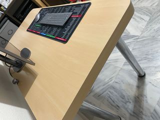 Mesa Duropal cocina/escritorio madera y metal