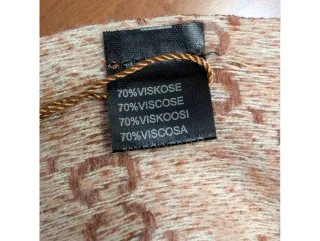 Bufanda Unisex Marrón Cachemira