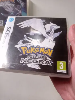 Pokémon Diamante y Negra cajas y cartuchos,ranger