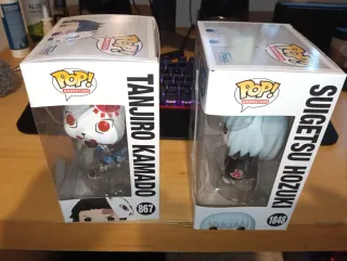 Pack 2 Funkos Anime: Tanjiro y Suigetsu