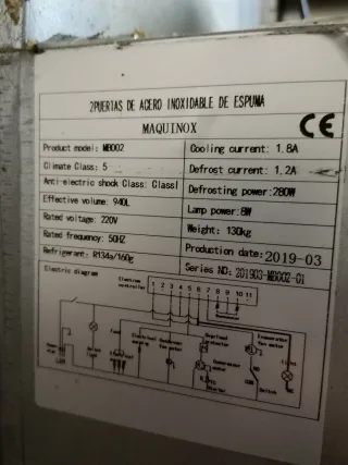 Frigorífico Hostelería Dos Puertas