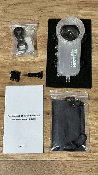 Carcasa Buceo Telesin Insta360 X4 Nueva