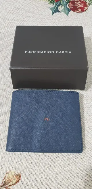 Cartera Purificación García azul sin estrenar