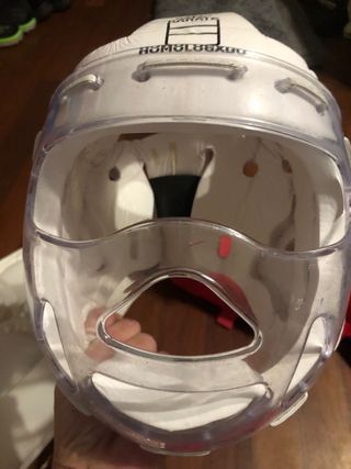 Protector Cabeza Karate Homologado Pantalla facial