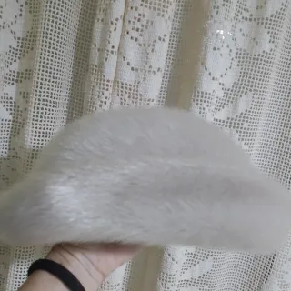 Sombrero casquete foca gris y blanco