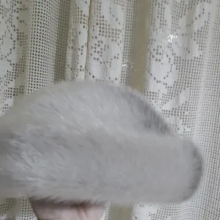 Sombrero casquete foca gris y blanco