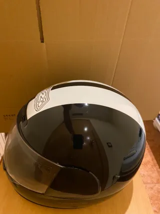 Casco NZI Blue Series Negro/Blanco