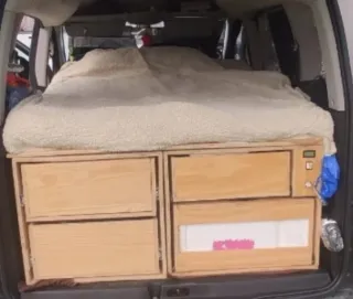 Mueble Cama Camper Madera