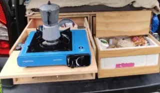 Mueble Cama Camper Madera