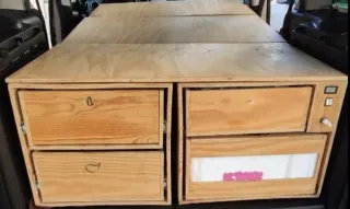 Mueble Cama Camper Madera