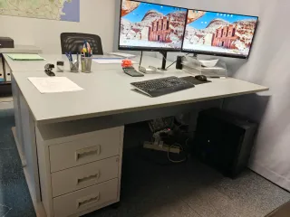 Escritorio 160x80cm con cajonero