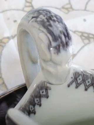 Palanganero de forja con espejo