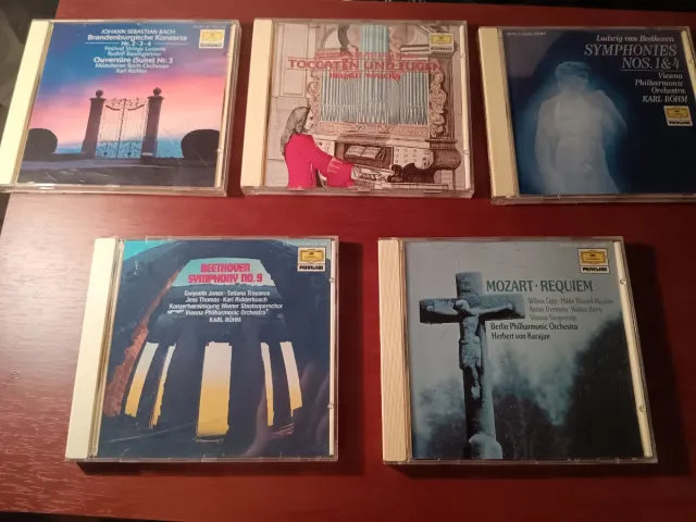 Lote 15 CDs Música Clásica: Bach, Mozart, Vivaldi,