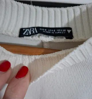 Jersey Zara Blanco