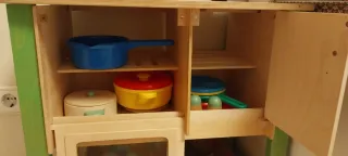 Cocina infantil de madera