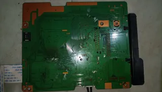 Placa base TV con cable plano