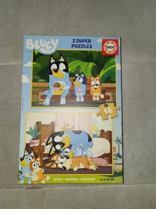 Puzzles Bluey Educa 2 Super Puzzles