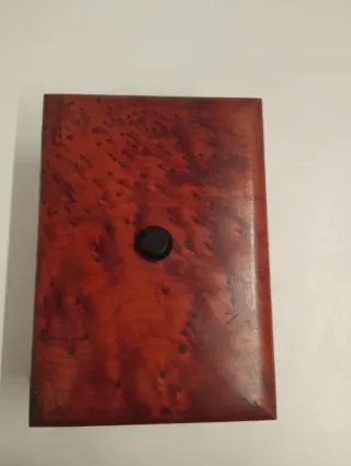 Joyero Vintage Madera Marrón y Negro