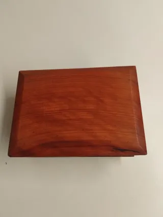 Joyero Vintage Madera Marrón y Negro