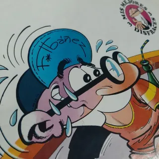 Póster Mortadelo Ciclista 1984 Ibáñez