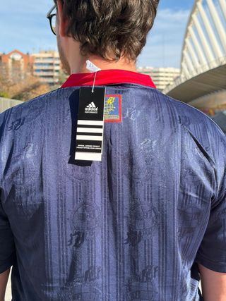 Camiseta Retro España Mundial 1996 Adidas