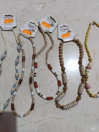 6 Collares cuentas