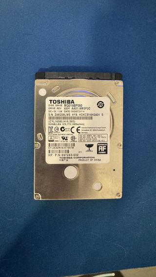 Disco Duro Toshiba 500GB 2.5 SATA MQ01ABF050