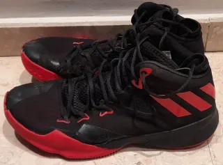 Zapatillas Baloncesto Adidas Negras Rojas