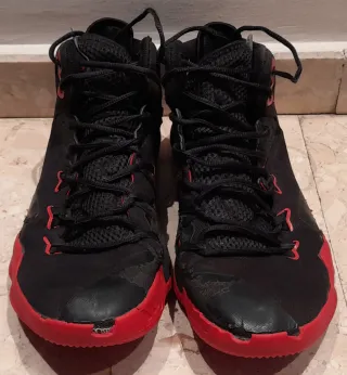 Zapatillas Baloncesto Adidas Negras Rojas