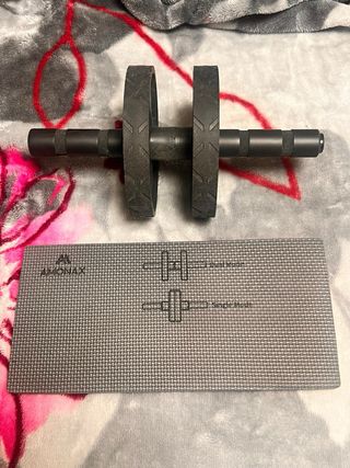 Rodillo Abdominales Doble Rueda + Esterilla