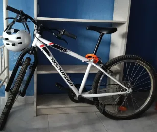Bicicleta Rockrider niño + Casco