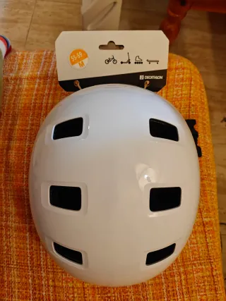 Casco Oxelo Blanco Talla M Patinaje