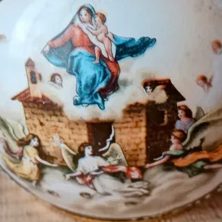 Deruta Fima  Italy brocca  Souvenir Loreto  '60