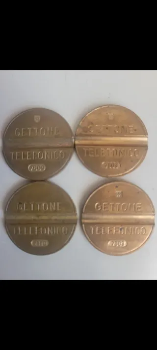 4 Gettoni Telefonici