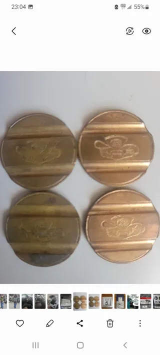 4 Gettoni Telefonici