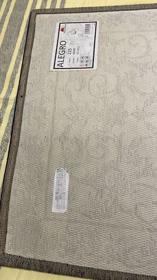 Alfombra estilo clásico azul 60x90 cm