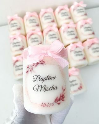 Velas de Bautizo Personalizadas