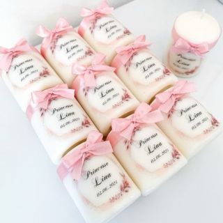 Velas de Bautizo Personalizadas