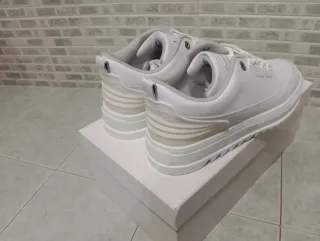 Scarpe 42 uomo bianche moda sneakers nuovo