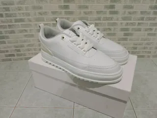 Scarpe 42 uomo bianche moda sneakers nuovo