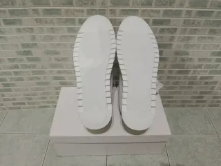 Scarpe 42 uomo bianche moda sneakers nuovo