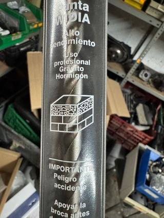 Taladro broca Pared Ratio 12mm L400