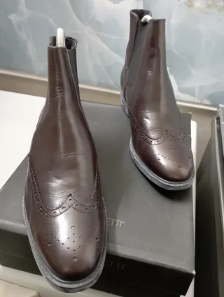 Stivaletti Marco Ferretti Pelle Marrone Tg 41