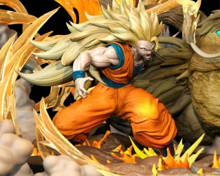 Goku SSJ3 (Puño del Dragón)