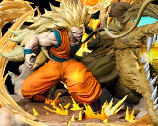 Goku SSJ3 (Puño del Dragón)