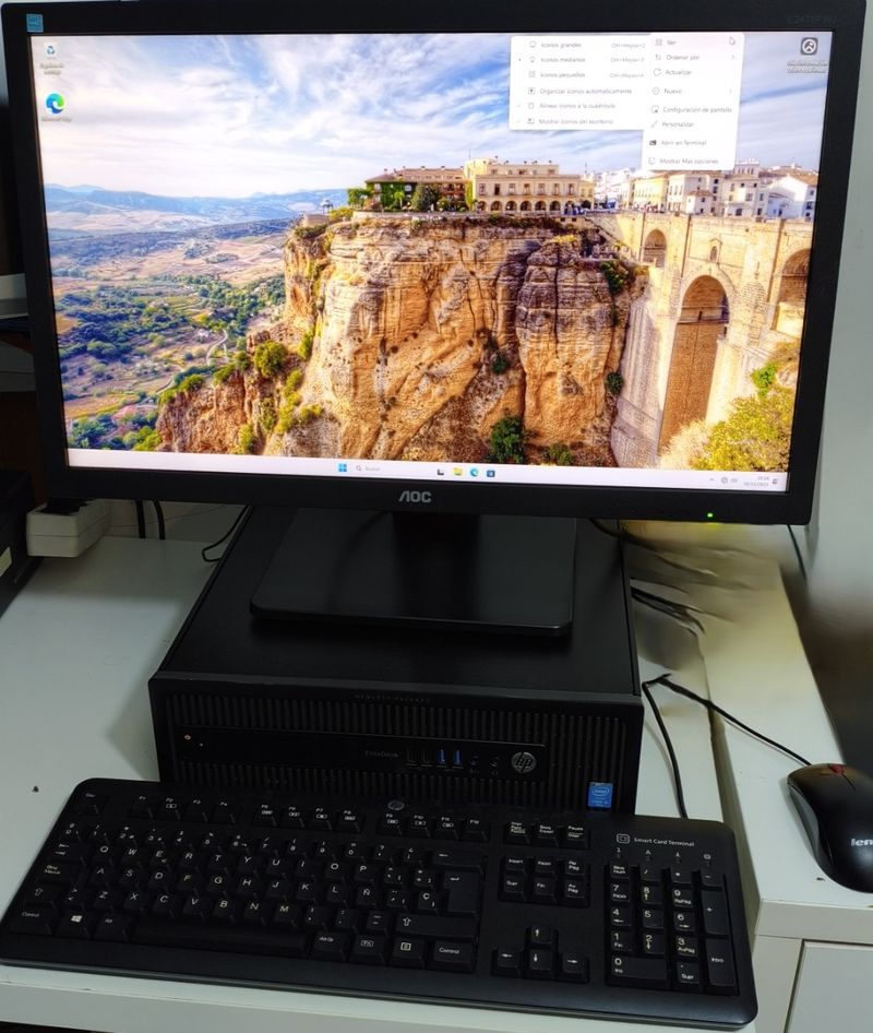 Ordenador HP i5 + Monitor 24 + Teclado + Ratón afbeelding 2