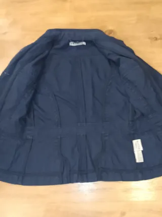 Chaqueta militar azul