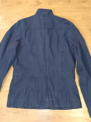 Chaqueta militar azul