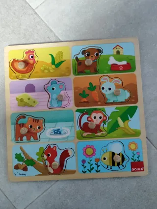 Puzzle de madera animales Goula