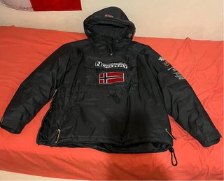 Abrigo Geographical Norway Verde Talla XL